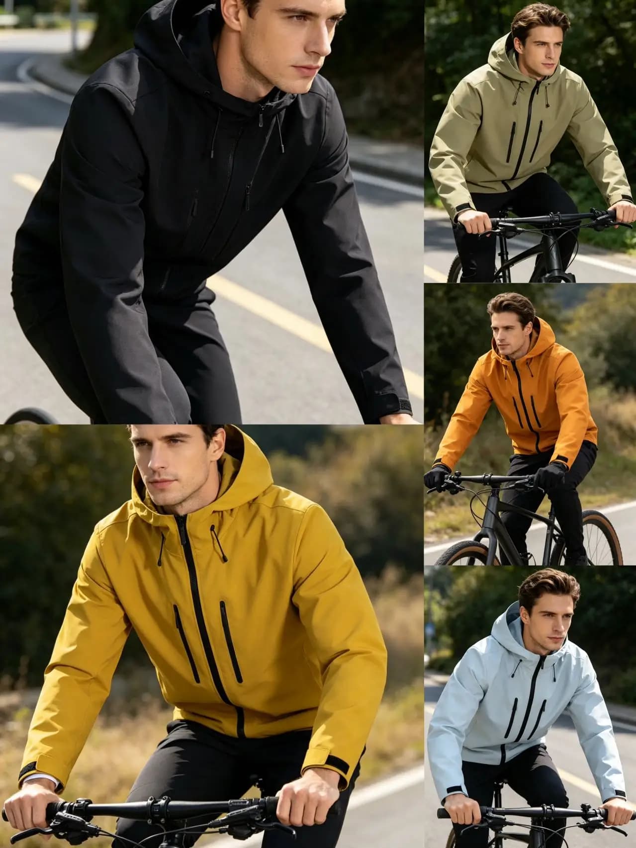 Waterproof Windproof Hard-Shell Casual Jacket