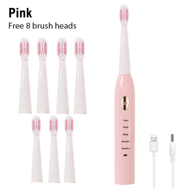 Electric Toothbrush USB Rechargeable IPX7 Waterproof