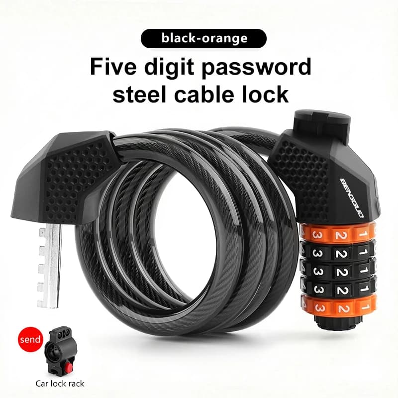 Bike Cable Lock with Password Protection