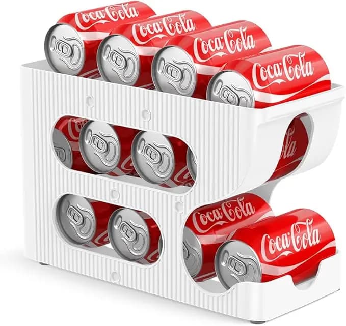 Soda Can Dispenser Fridge Storage