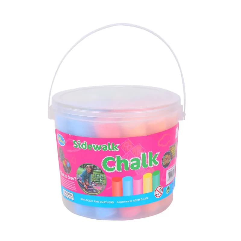 Washable Jumbo Sidewalk Chalk Set