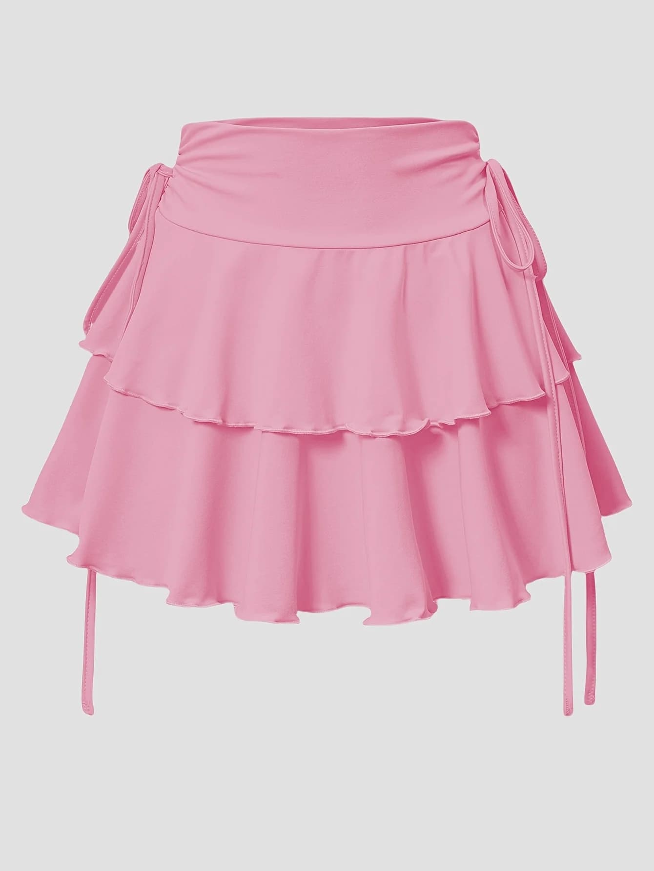 Women's Solid High Waist Slim Fit Summer Skirt
