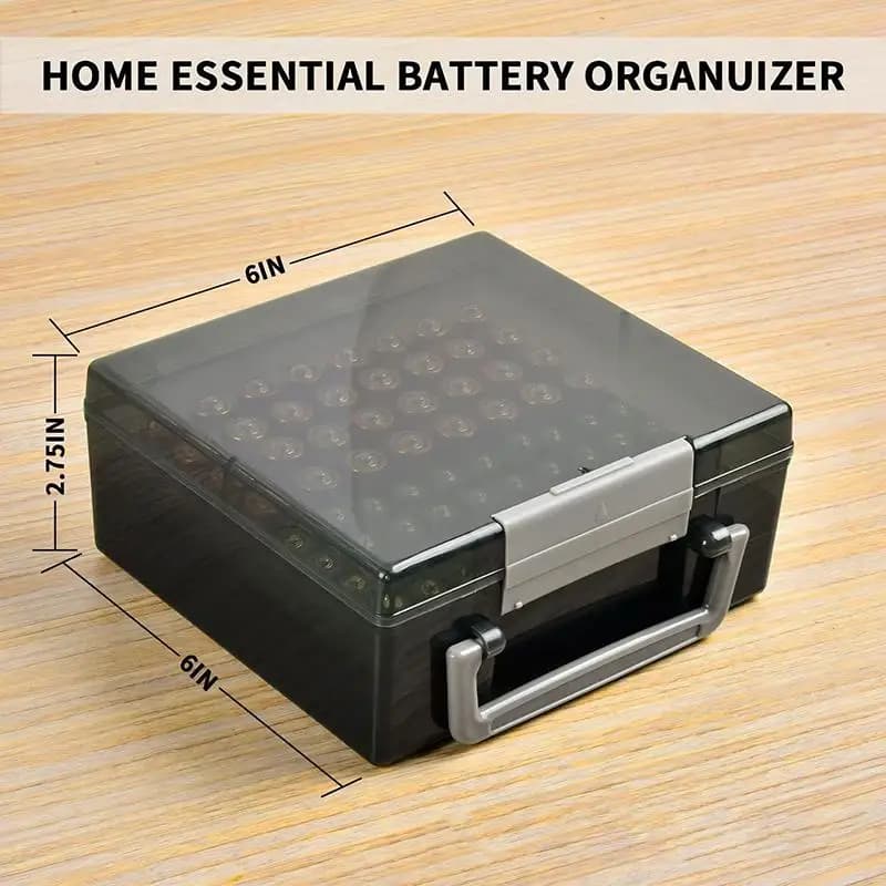 Battery Storage Organizer Case