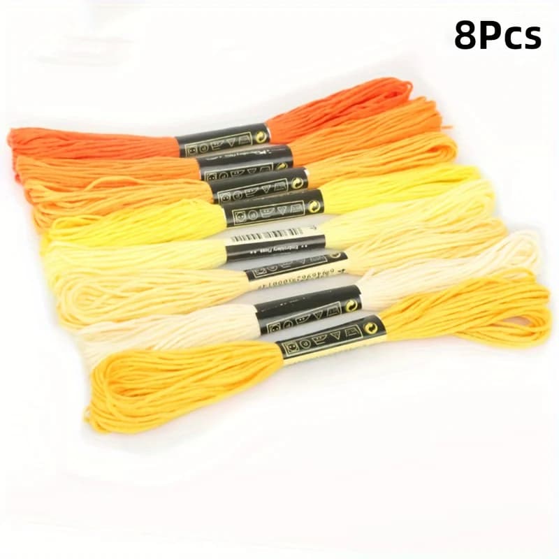 Multicolor DMC Cross Stitch Thread Skeins Kit