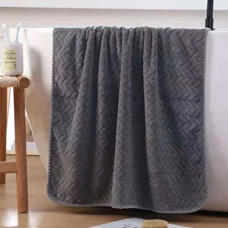 Extra Large Plush Microfiber Bath Sheet