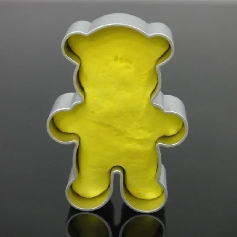 Bear-Shaped Cookie Cutters Metal 3-Piece Set
