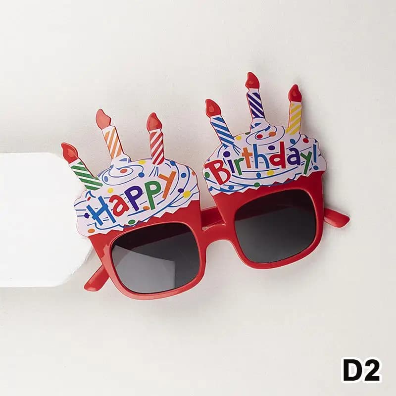Birthday Party Novelty Glasses Photo Booth Props