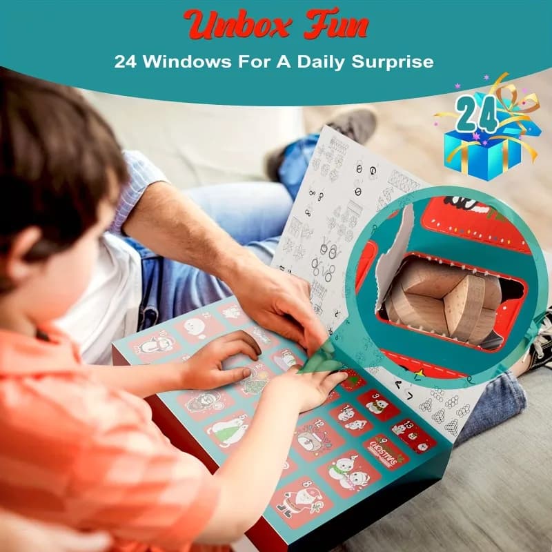 Brain Teaser Advent Calendar 24-Day Puzzle