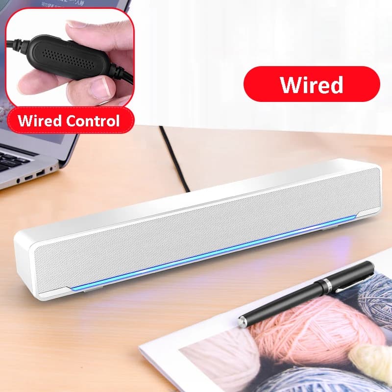 USB Desktop Speaker with 3.5mm Audio Input