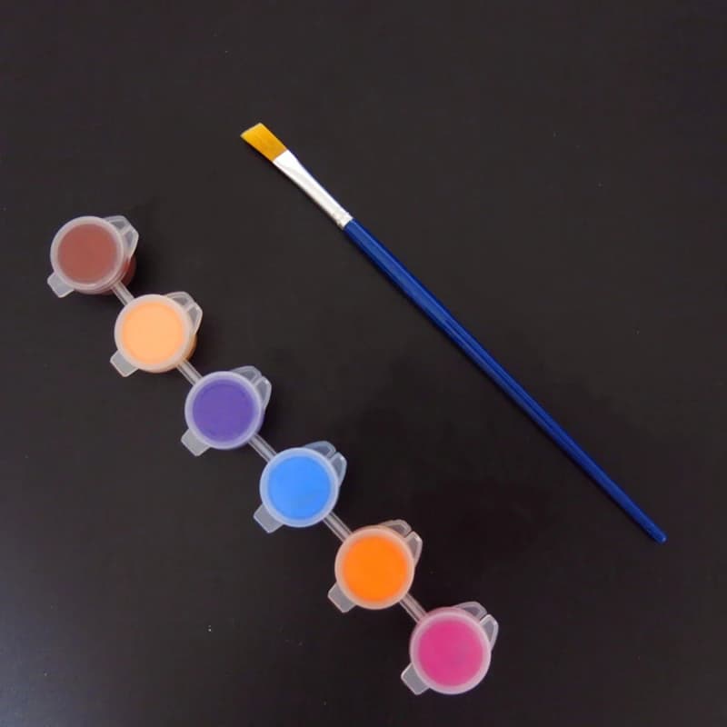 Acrylic Pigment Set With 12 Colors