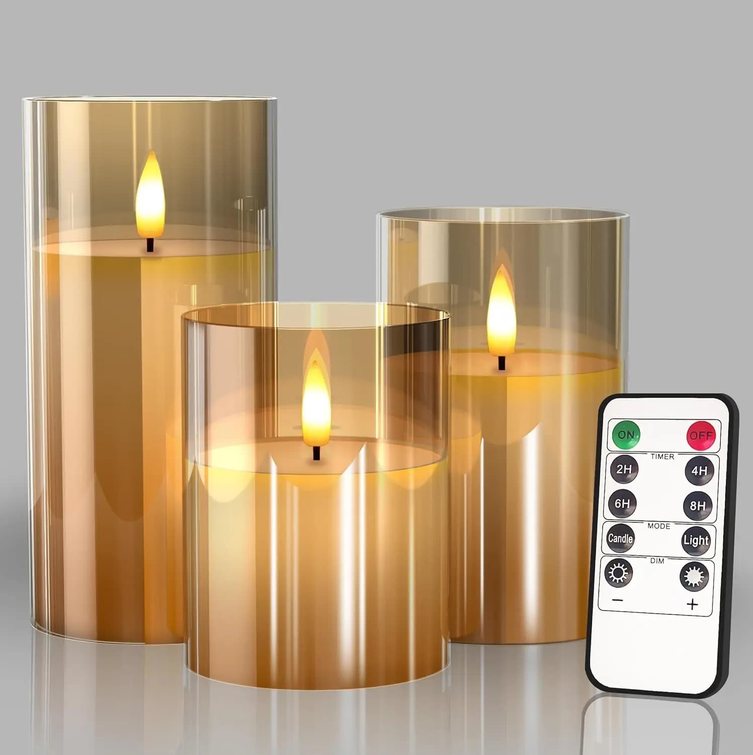 Flameless LED Candles with Remote and Timer