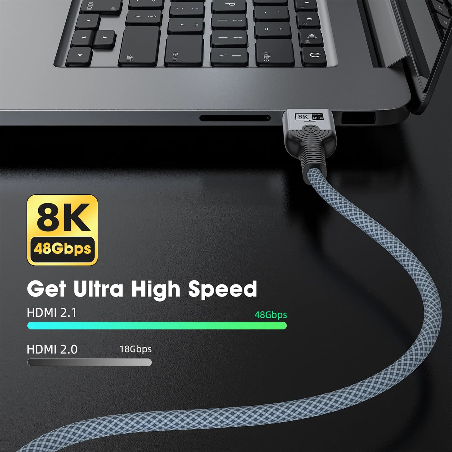 HDMI 2.1 Cable 8K Ultra High Definition 5m