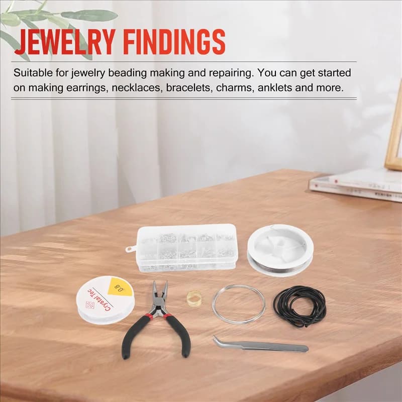 Jewelry Findings Starter Kit with Tools