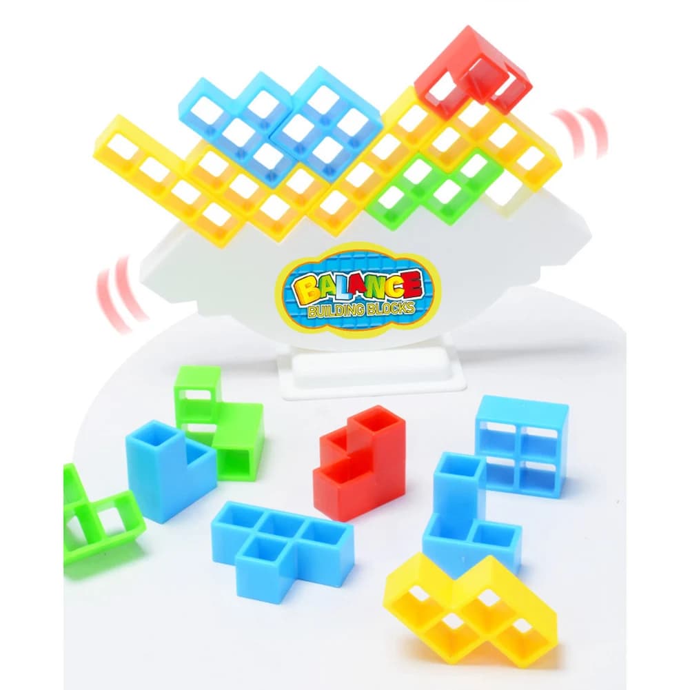 Tetra Tower Balance Block Stacking Game