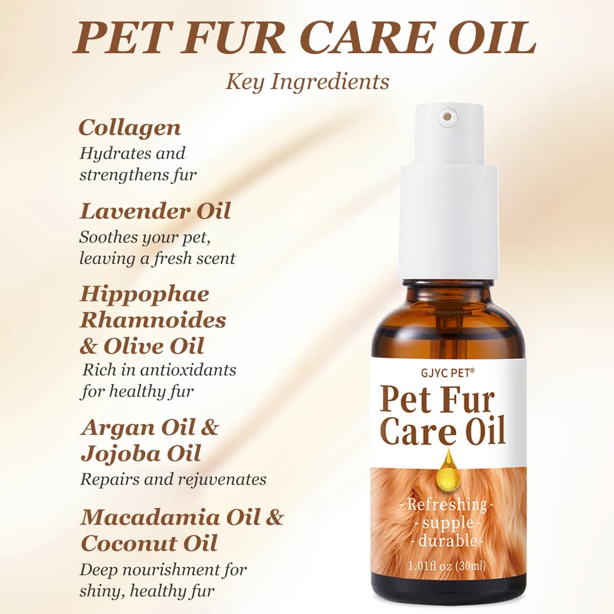 Plant-Based Leave-In Coat Conditioner for Dogs and Cats