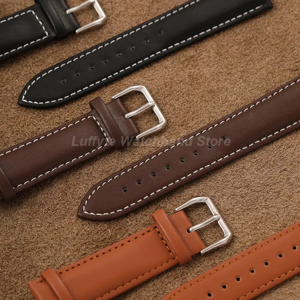 Vintage PU Leather Watch Strap