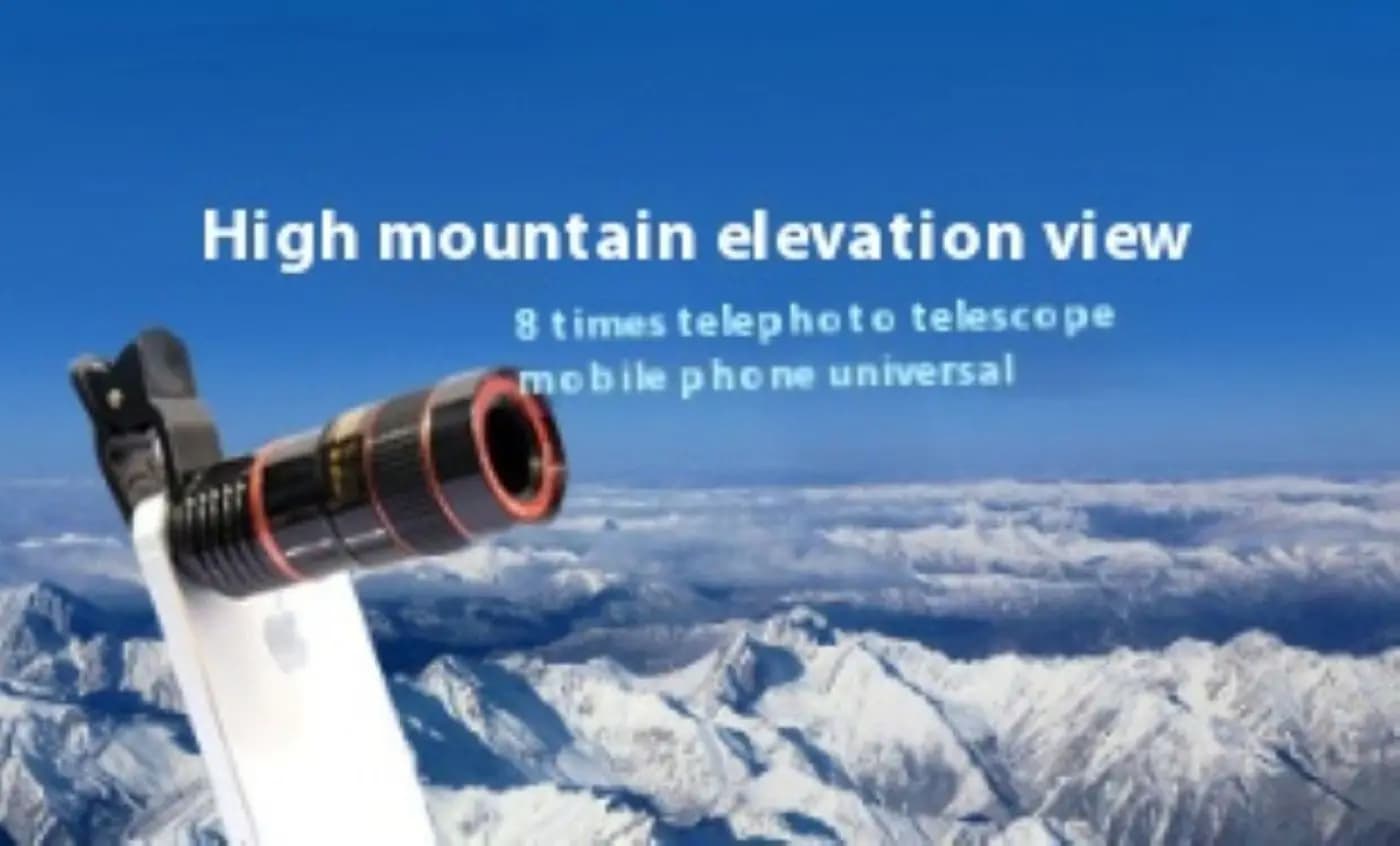 8x Telephoto Phone Lens with Focus Dial