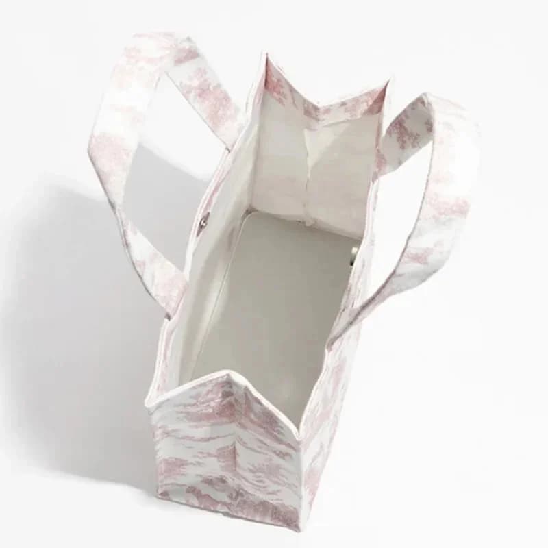 Elegant Floral Canvas Tote Bag