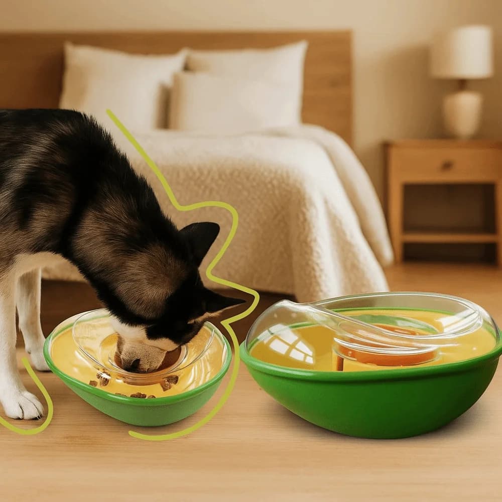 Avocado Wobble Treat Dispenser Toy for Dogs