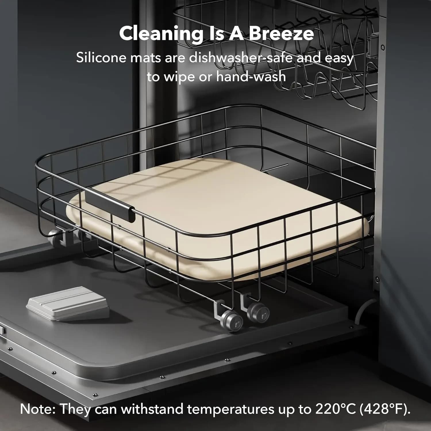 Waterproof Pet Feeding Mat With Raised Edges