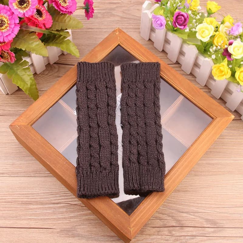 Women's Fingerless Hand Warmer Gloves