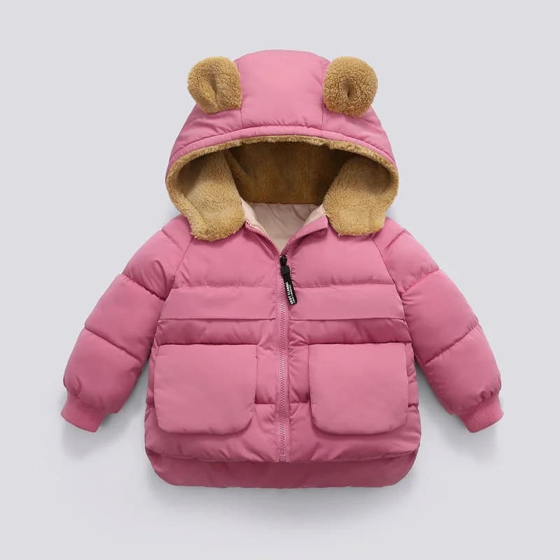 Kids Winter Down Hooded Coat