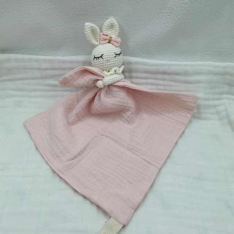 Baby Soother Appease Towel Bib Soft Bunny Bear Lion Sleeping Doll Teether Infants Comfort Sleeping Nursing Cuddling Doudou