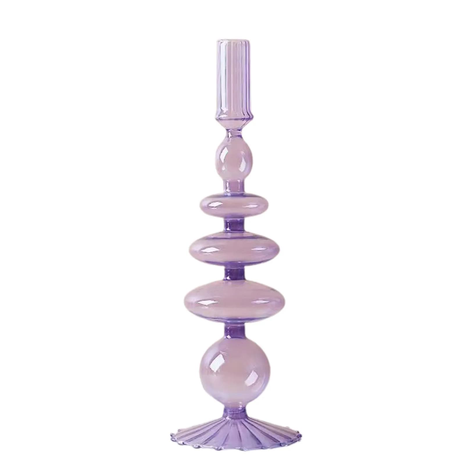 Modern Glass Flower Vase Centerpiece