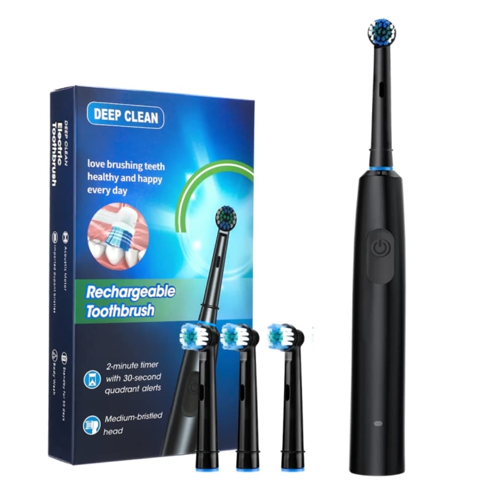 Electric Rotary Toothbrush With Smart Timer