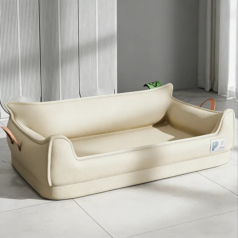 Orthopedic Leather Dog Bed Sofa