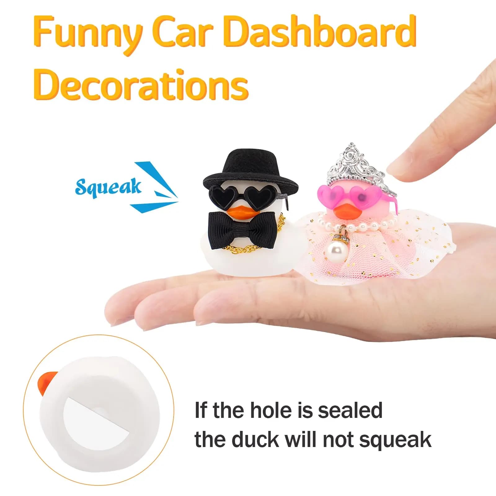 Bride and Groom Rubber Duck Set