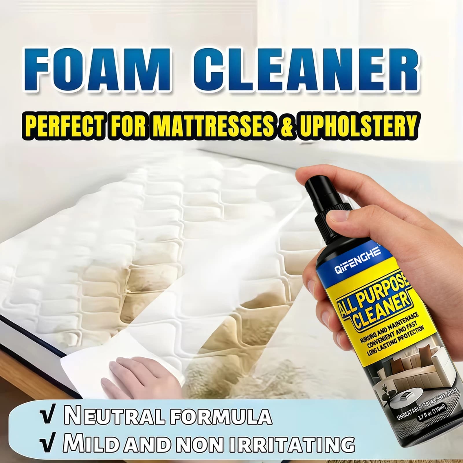 All Purpose Cleaner Spray with Microfiber Towel