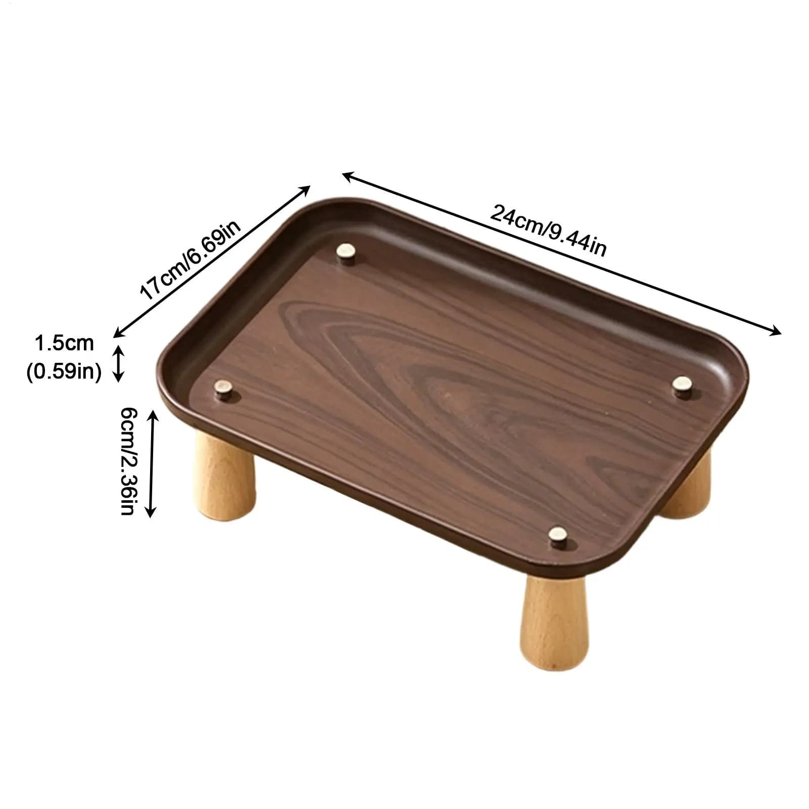 Elevated Pet Feeder Stand with Spill Tray