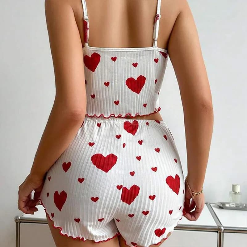 Women's Tank Top and Shorts Pajama Set