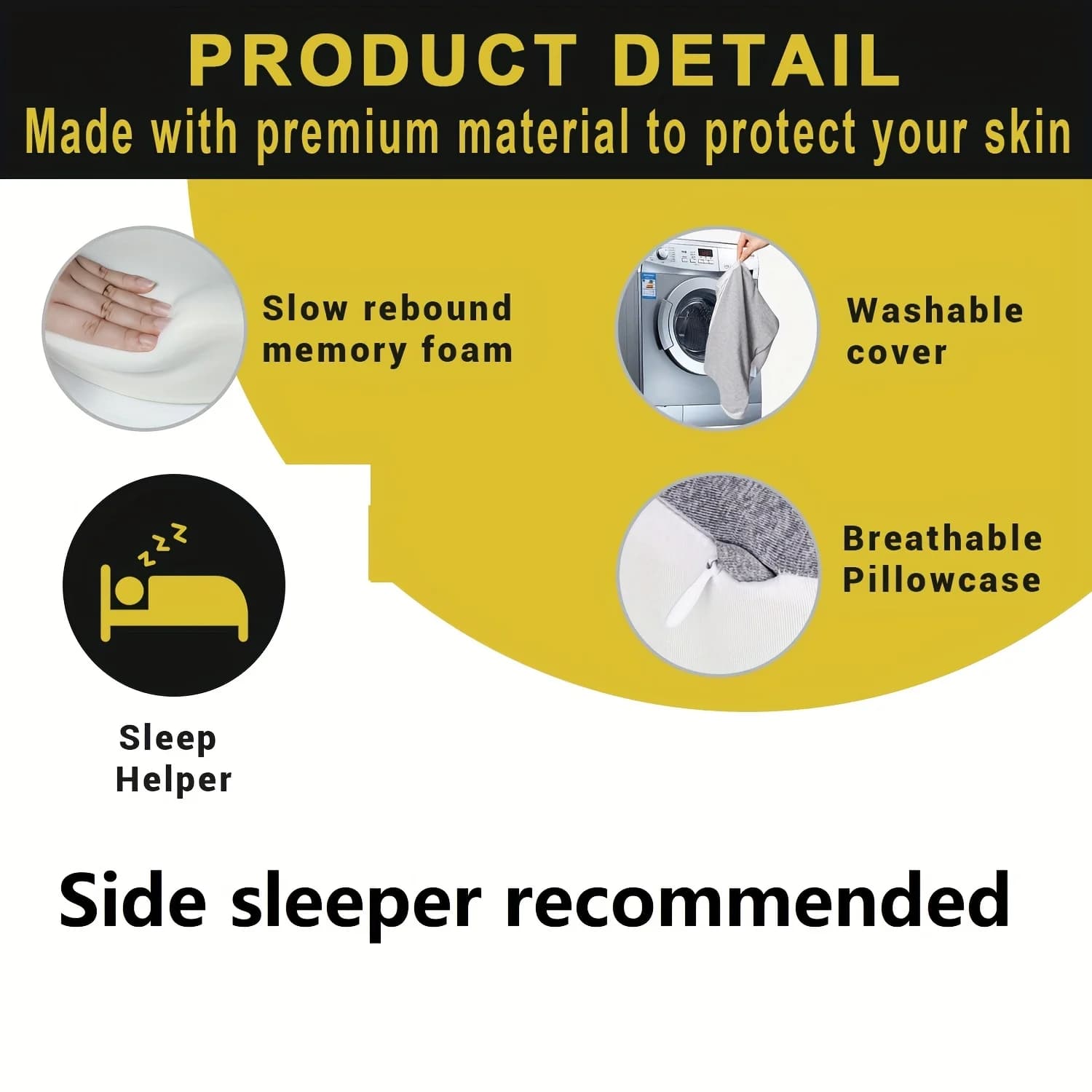 Memory Foam Leg and Knee Pillow