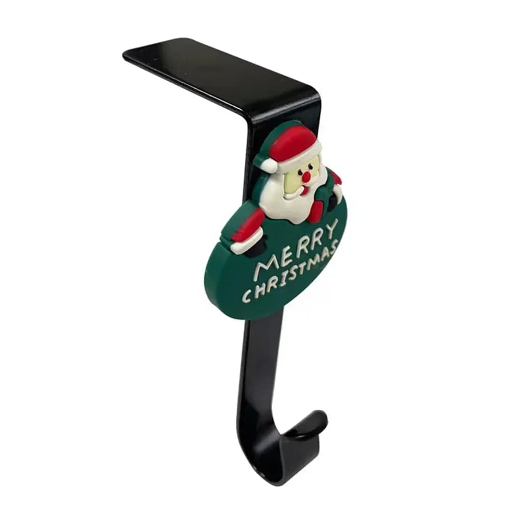 Metal Christmas Stocking Mantel Holder