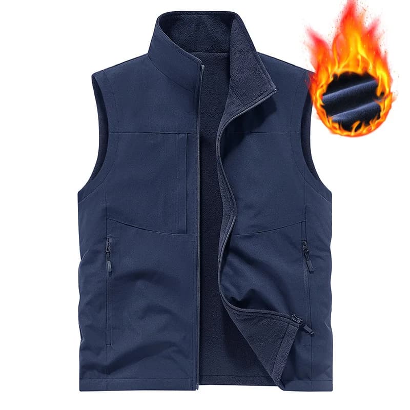 Men's Double-Sided Fleece Vest