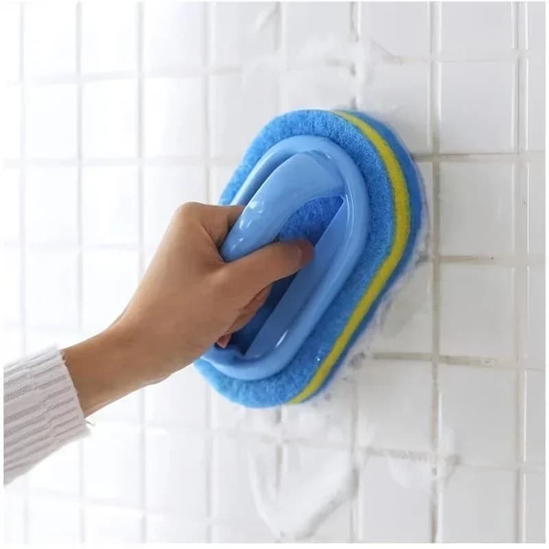 Sponge Cleaning Brush With Handle