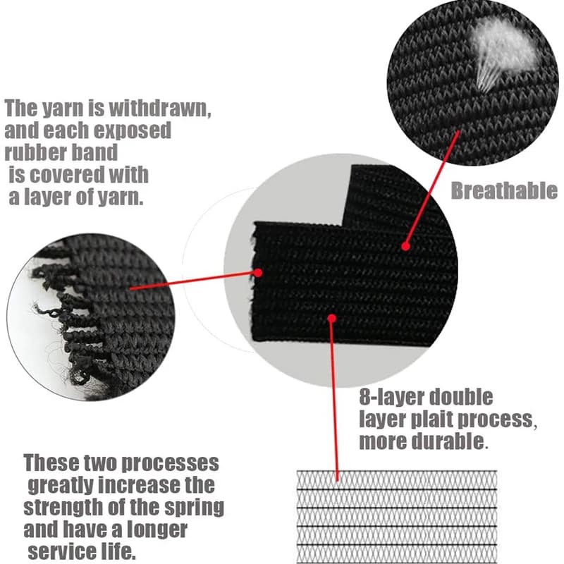 Heavy-Stretch Knit Elastic Band