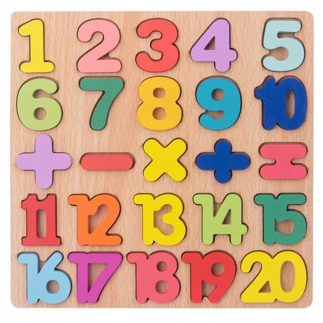 Number Wooden Puzzle