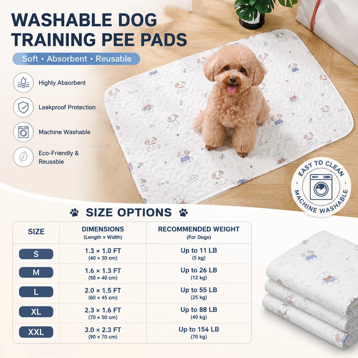 Washable Soft Cotton Pet Mat