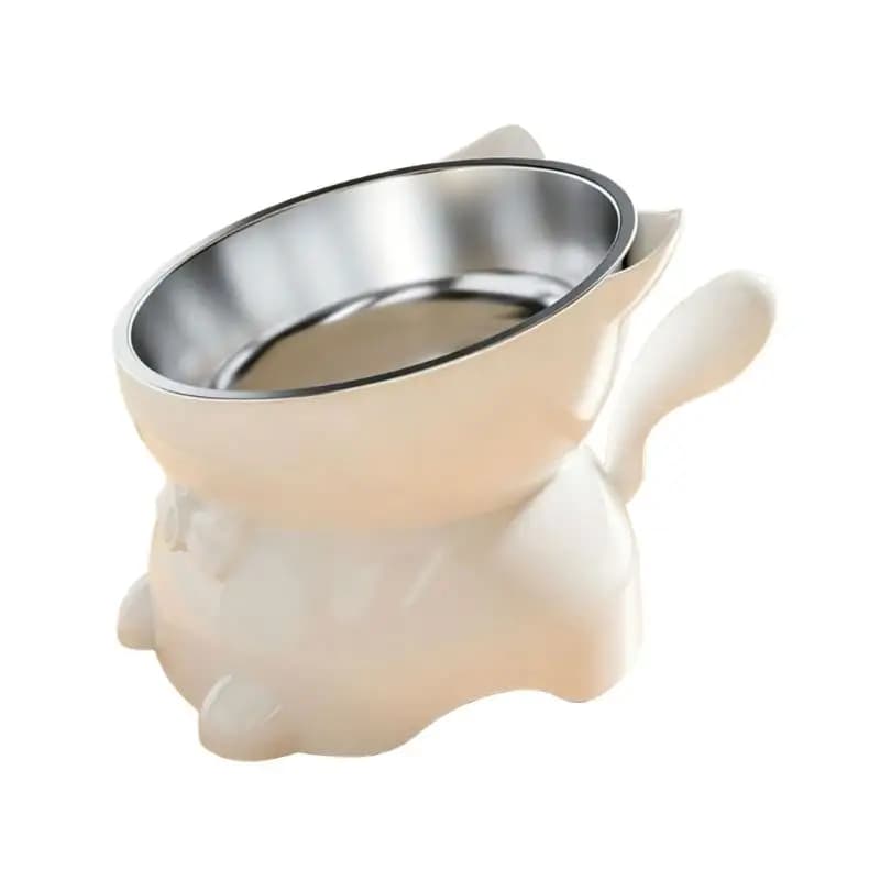Elevated Stainless Steel Pet Feeding Bowl