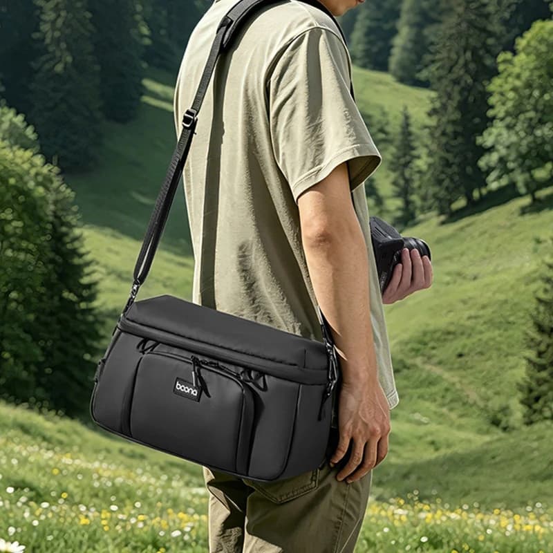 Crossbody Camera Bag with Adjustable Strap