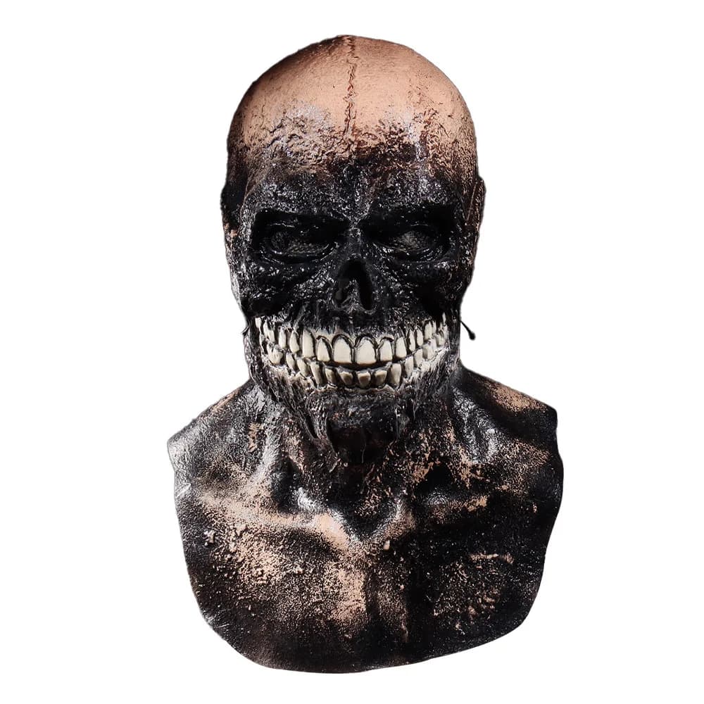 Halloween Skull Mask, Creepy Biochemical Mask, Latex Skeleton Mask, Scary Masks for Adults Costume Party