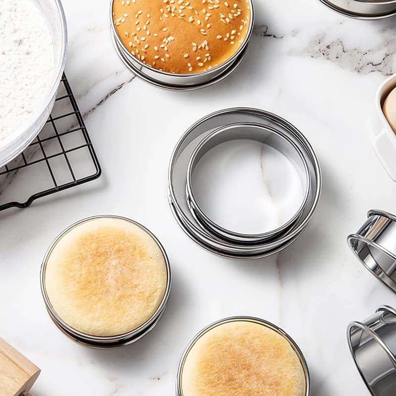 Stainless Steel Muffin Ring Molds