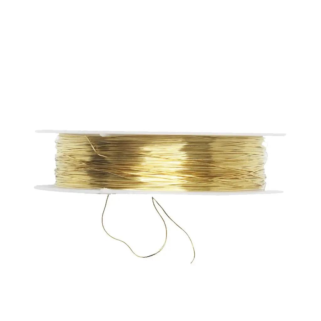 Gold-Tone Beading Wire 0.3mm