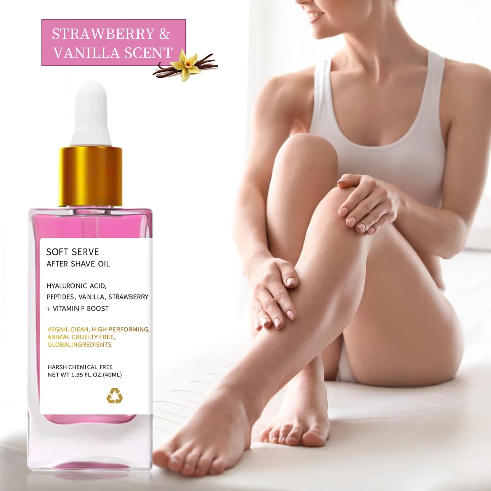 Strawberry Vanilla After Shave Oil