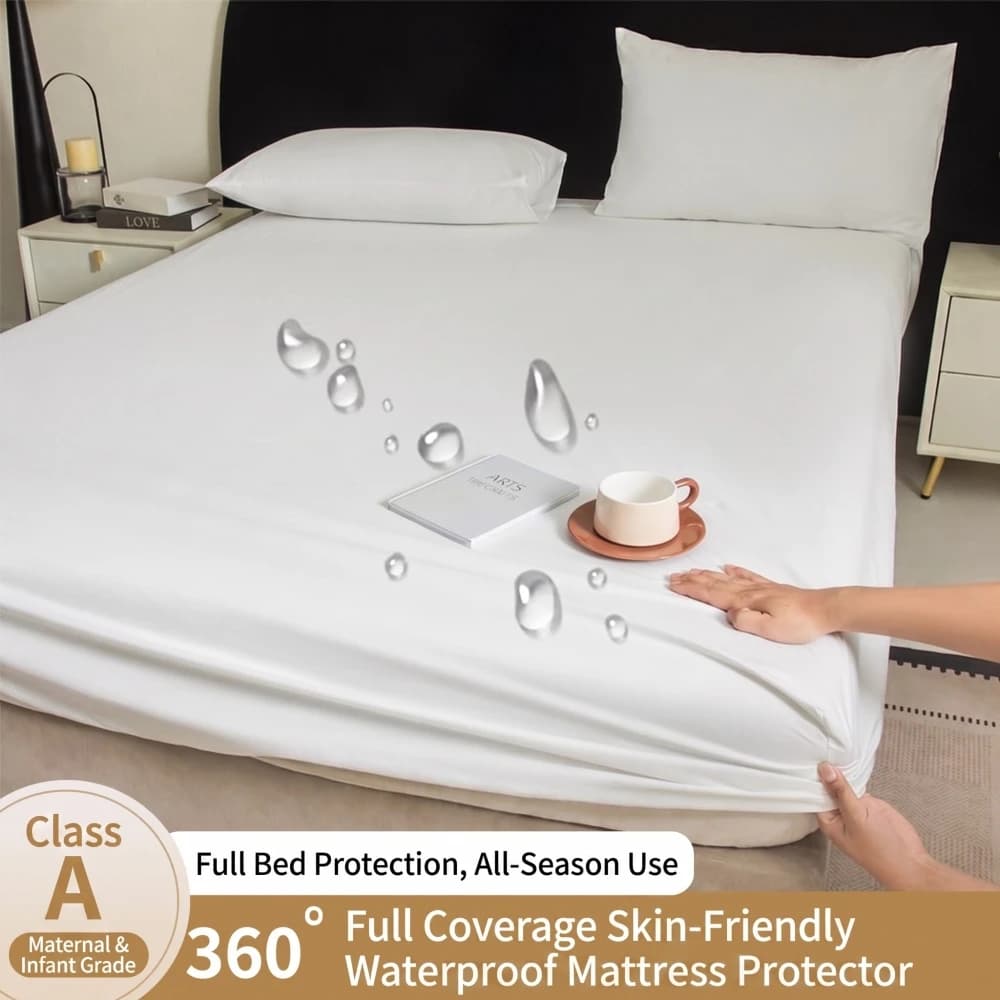 Waterproof Mattress Cover Fitted Sheet