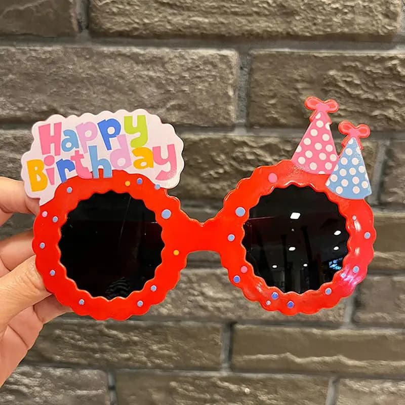 Birthday Party Novelty Glasses Photo Booth Props