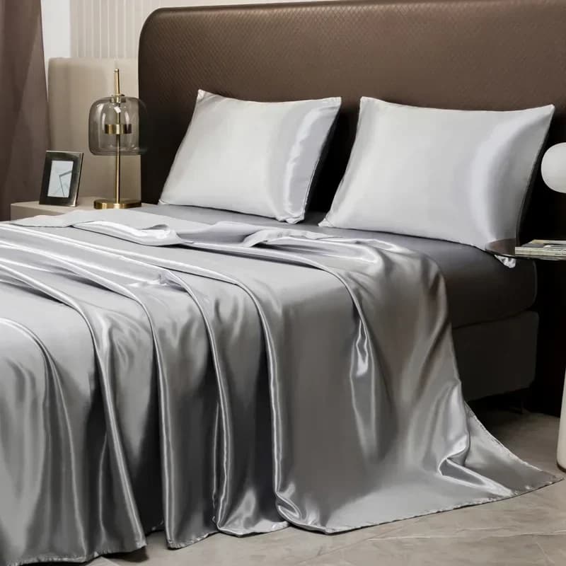 Satin Queen Bed Sheets Set